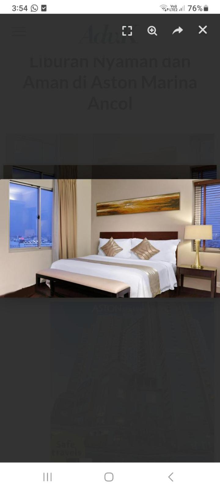 Ex Hotel Aston Marina Ancol Jakarta Buitenkant foto
